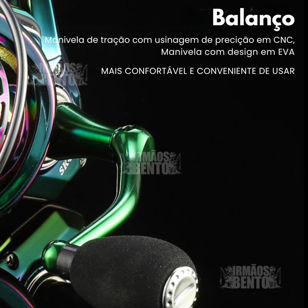 Molinete de Pesca SK 14+1 1000-6000 15kg Max | Irmãos Bento®