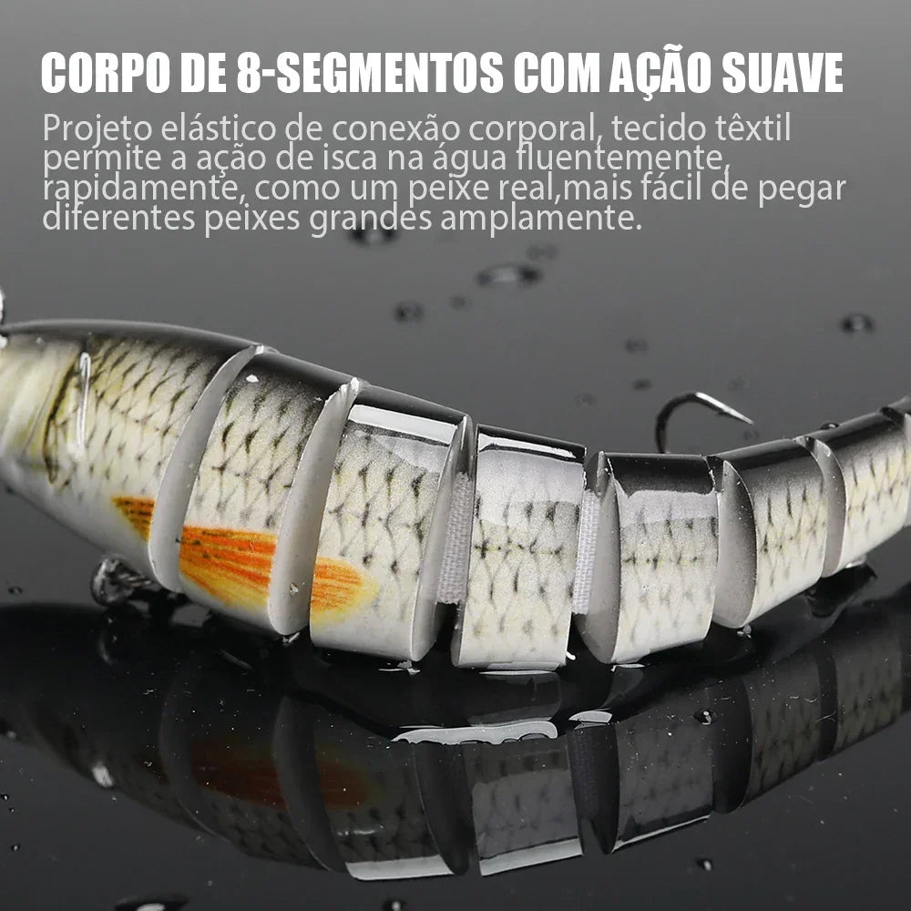 Isca Robótica para Pesca com Movimento Realista