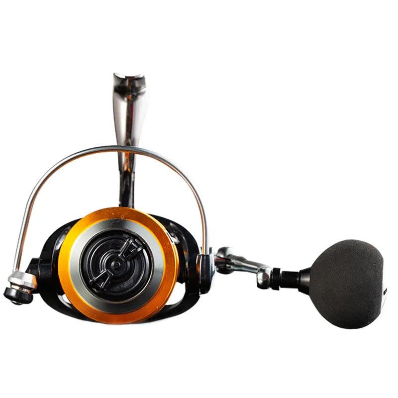 Molinete de Pesca FBE 7000: 17+1 Rolamentos, Carretilha de Metal com Arrasto Máximo de 10kg