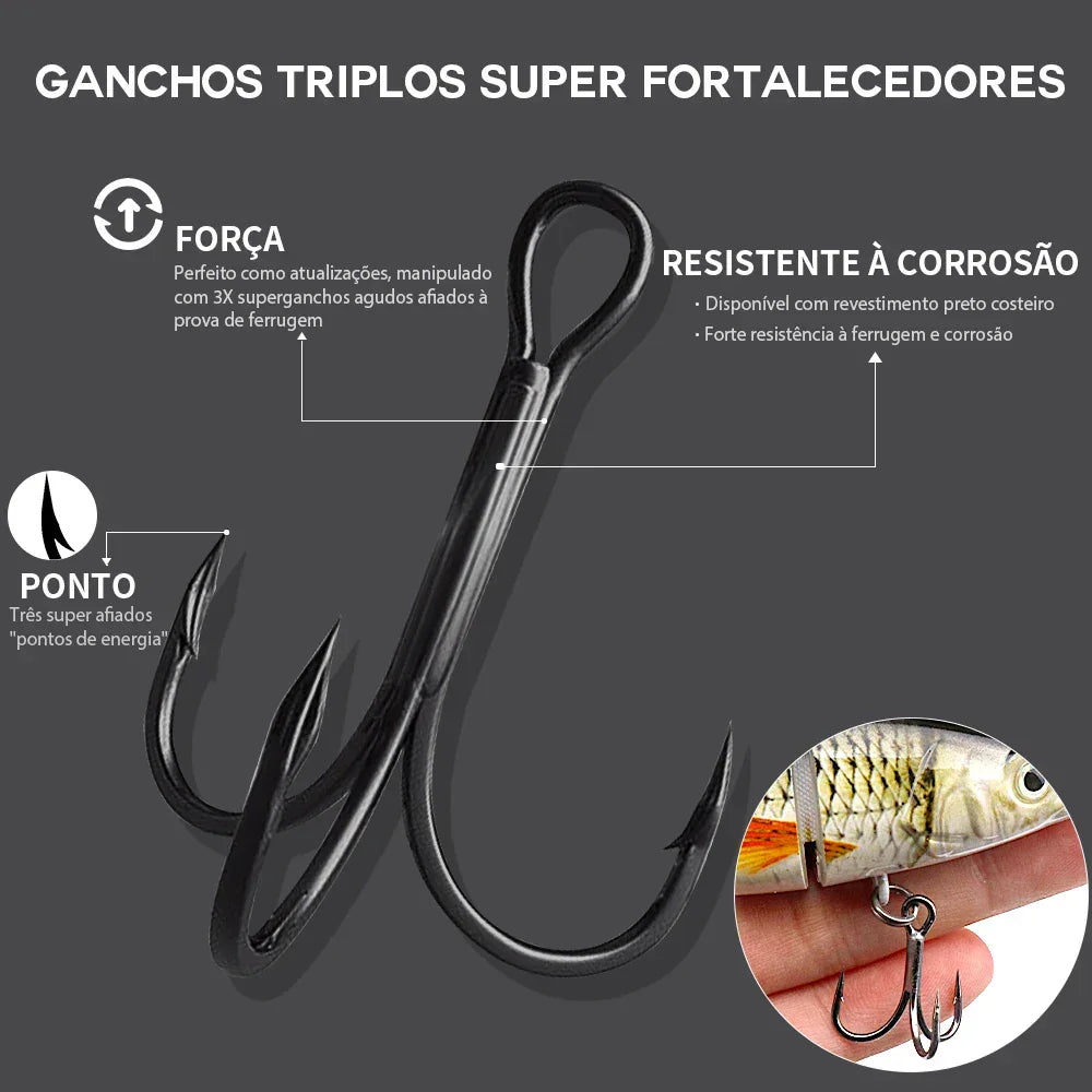 Isca Robótica para Pesca com Movimento Realista