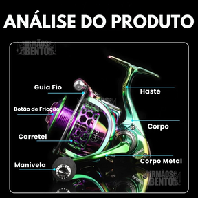 Molinete de Pesca SK 14+1 1000-6000 15kg Max | Irmãos Bento®