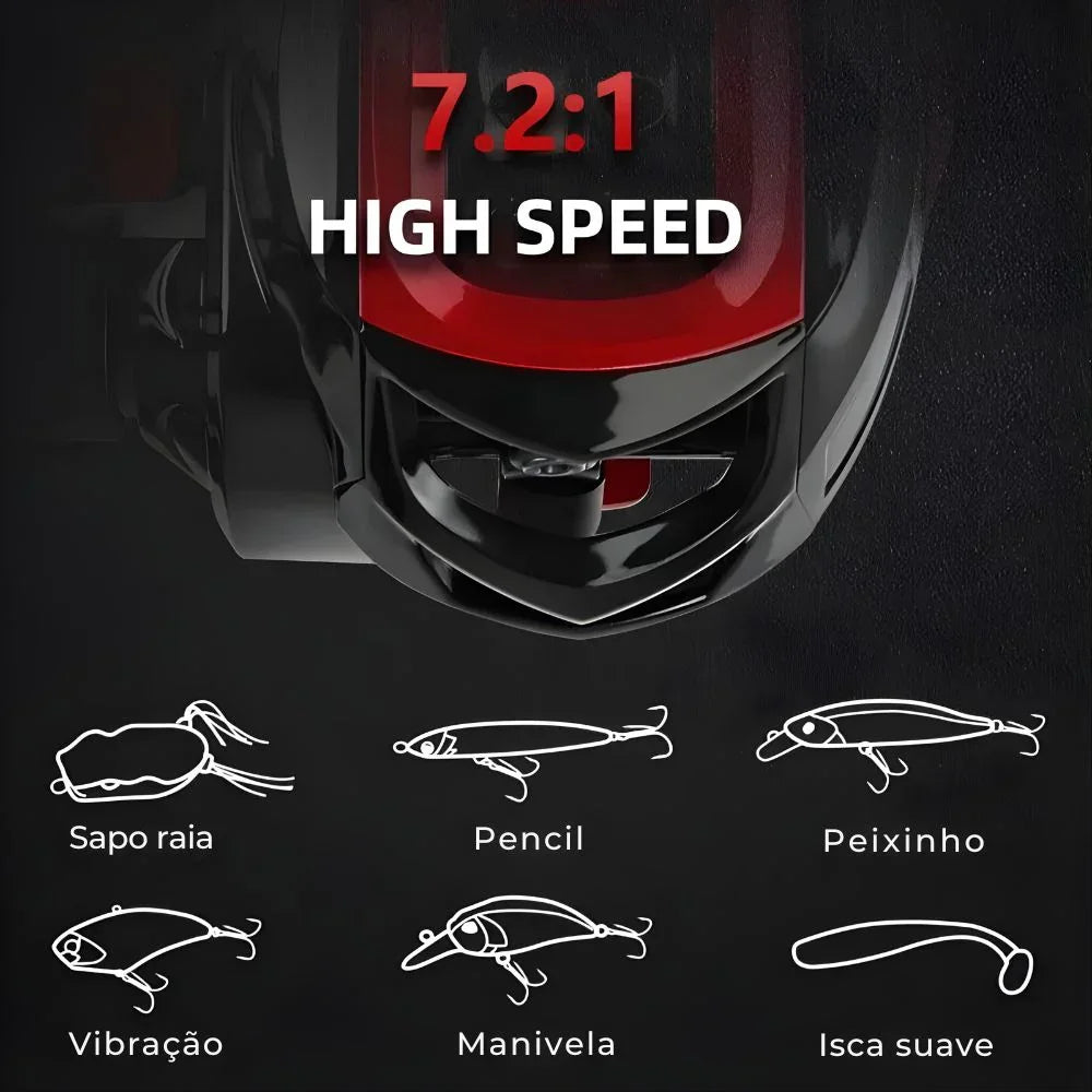 Carretilha de Pesca Fishing Reel - PescaZone®