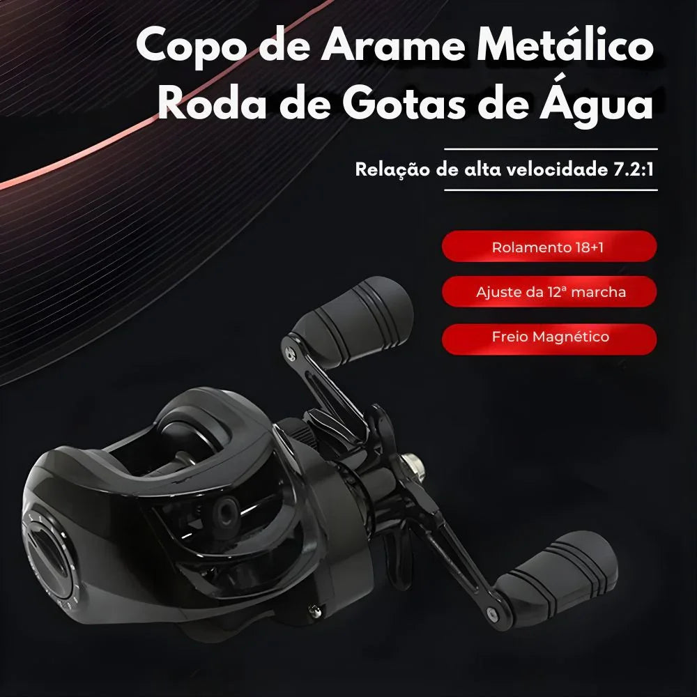 Carretilha de Pesca Baitcasting - PescaZone®