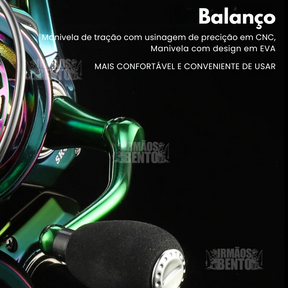 Molinete de Pesca SK 14+1 1000-6000 15kg Max | Irmãos Bento®