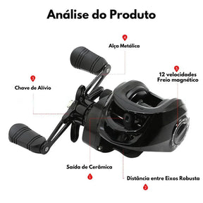 Carretilha de Pesca Baitcasting - PescaZone®