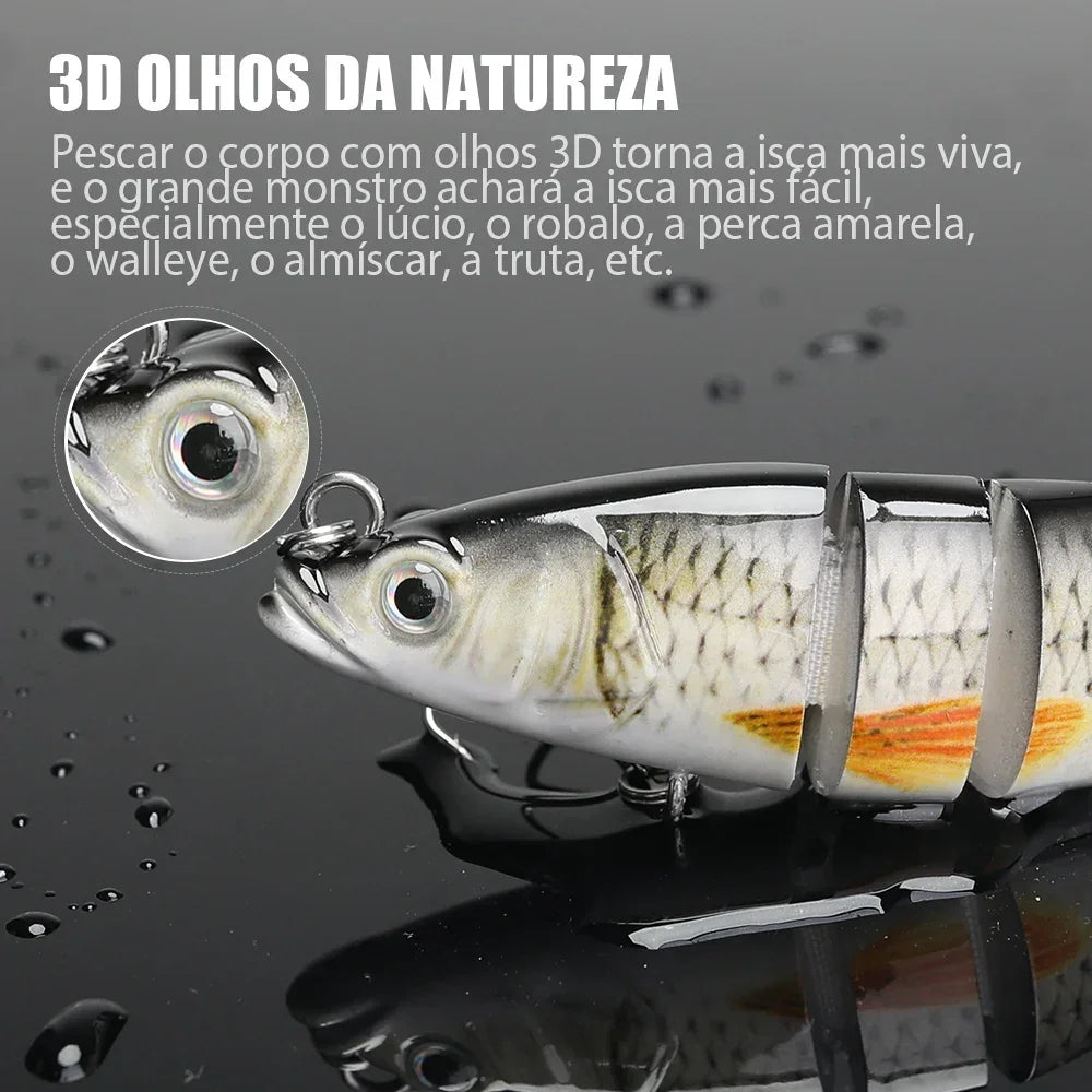 Isca Robótica para Pesca com Movimento Realista