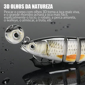 Isca Robótica para Pesca com Movimento Realista