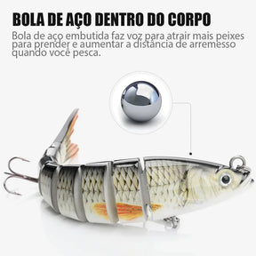 Isca Robótica para Pesca com Movimento Realista