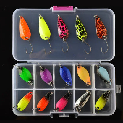 Iscas de Metal Irresistíveis: 2,5g a 5g em Cores Vibrantes para uma Pesca de Sucesso!