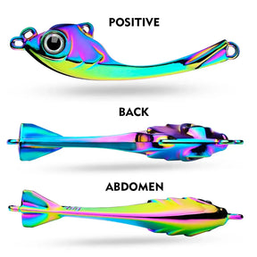 Isca Artificial com Sequins para Pesca de Truta - Minnow Popper e Crank Bait com Gancho para Água Salgada"