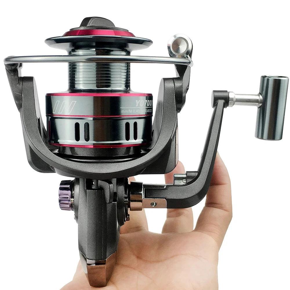 Molinete de Pesca 1000-7000 - Ideal para Carpa e Pesca em Água Salgada