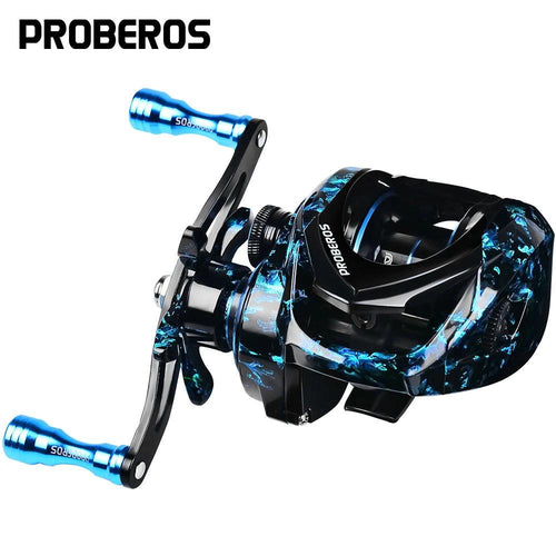 Carretilha PROBEROS 7.2:1 - Máxima Precisão e Força com Freio Magnético e Drag de 8kg