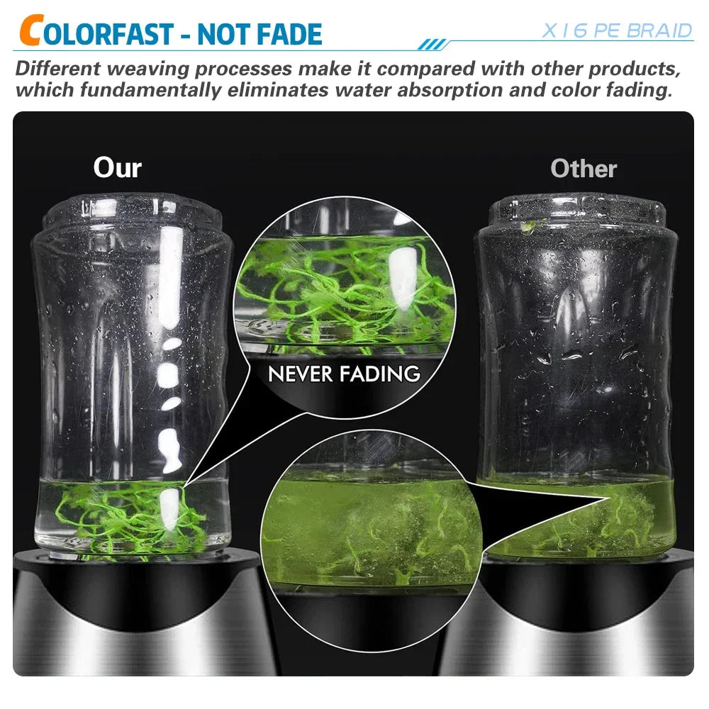 Domine as Águas com a Linha de Pesca Trançada X16: Máxima Força e Desempenho!