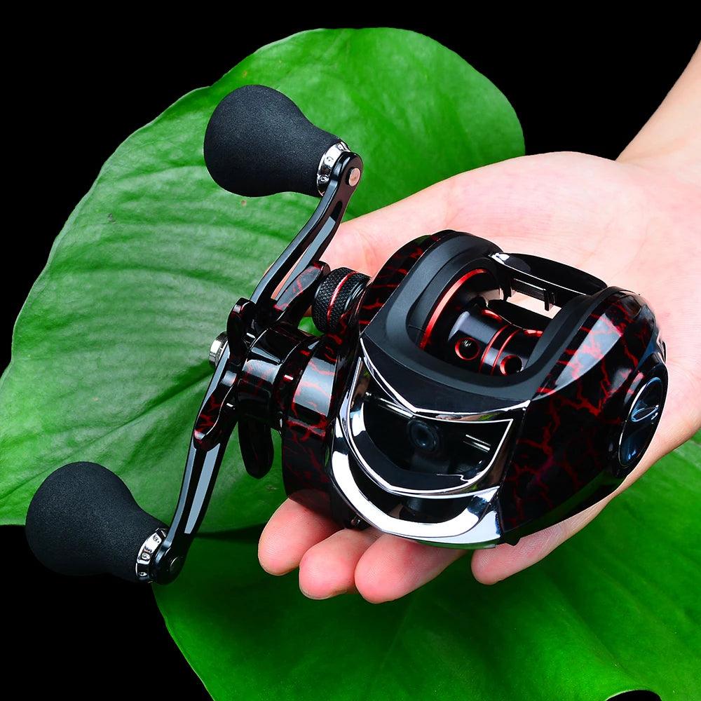 Carretilha de Pesca - 18+1BB, 10kg Max Drag, 7.2:1 Alta Velocidade