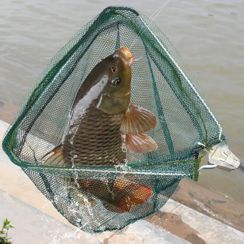 Rede de Pesca Telescópica de Liga de Alumínio 130CM