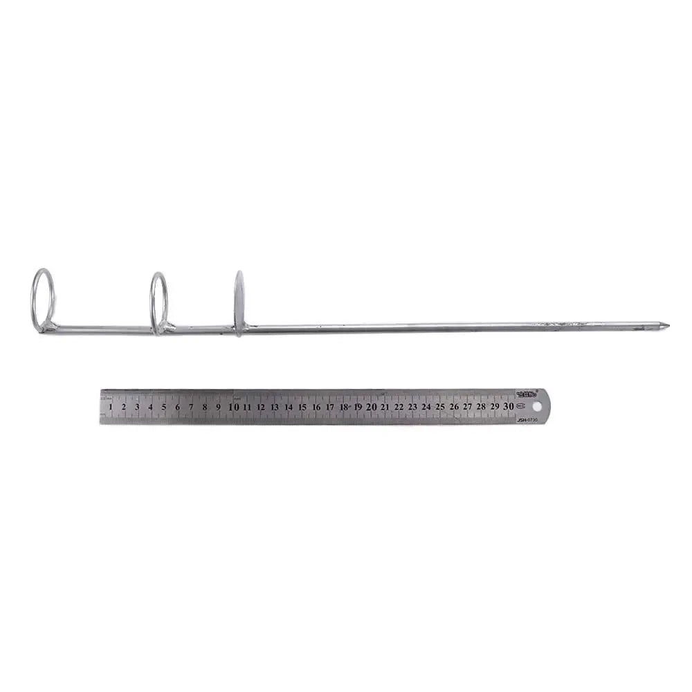 Suporte de Ferro para Vara de Pesca - Tamanhos de 30cm, 40cm e 50cm