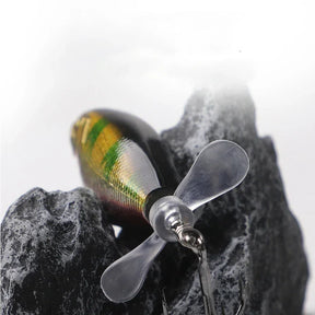 Isca Giratória com Design Duplo de Caracol - Atraia Peixes como Nunca com Nossa Isca Artificial para Pesca em Água Doce e Mar!