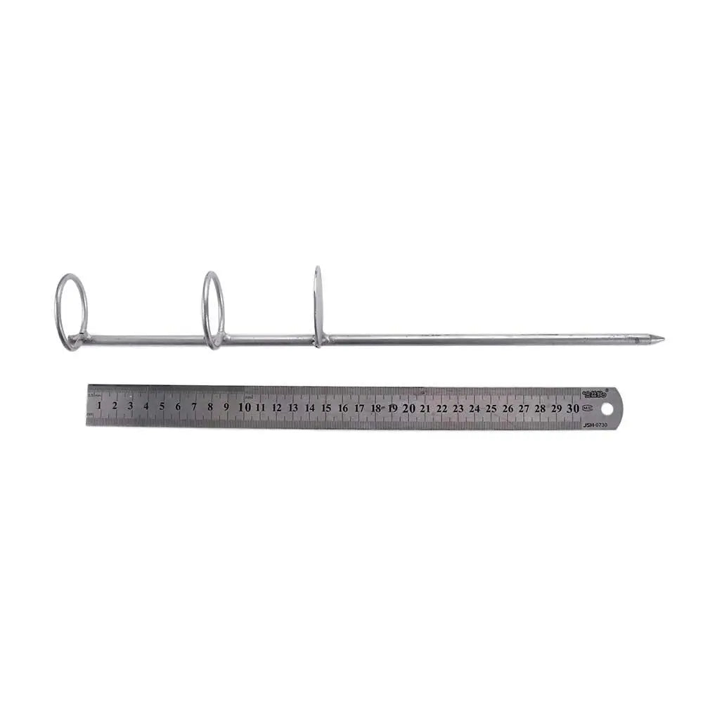 Suporte de Ferro para Vara de Pesca - Tamanhos de 30cm, 40cm e 50cm