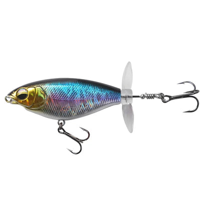 Isca Giratória com Design Duplo de Caracol - Atraia Peixes como Nunca com Nossa Isca Artificial para Pesca em Água Doce e Mar!