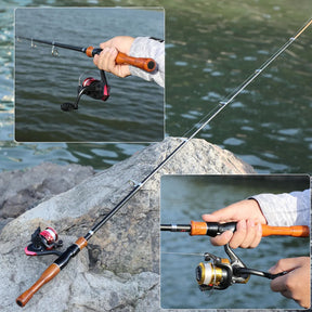 Vara de Pesca Telescópica - Sougayilang CarbonLine